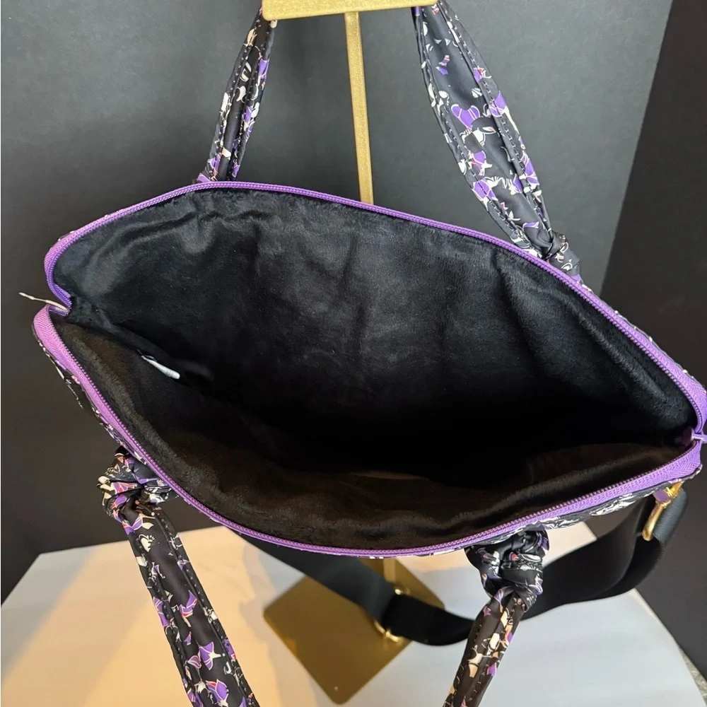 Marc by Marc Jacobs nylon laptop bag in a black and purple floral
